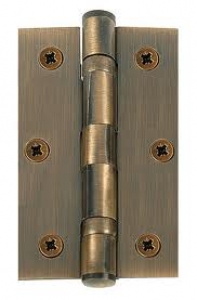 Set of Two 3" Heavy Duty Ball Bearing Hinges - Bronze